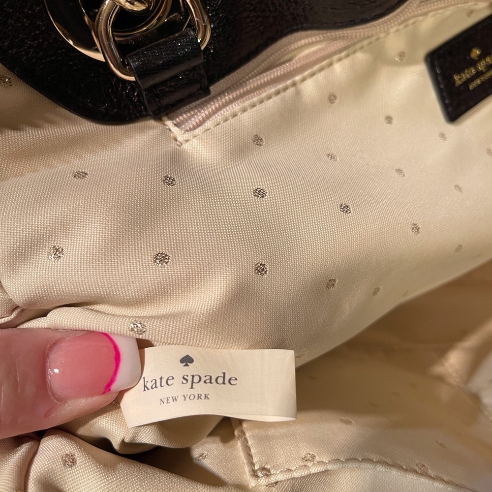 Kate Spade Goldcoast Georgiana Quilted BLK Satchel - Picture 10 of 16